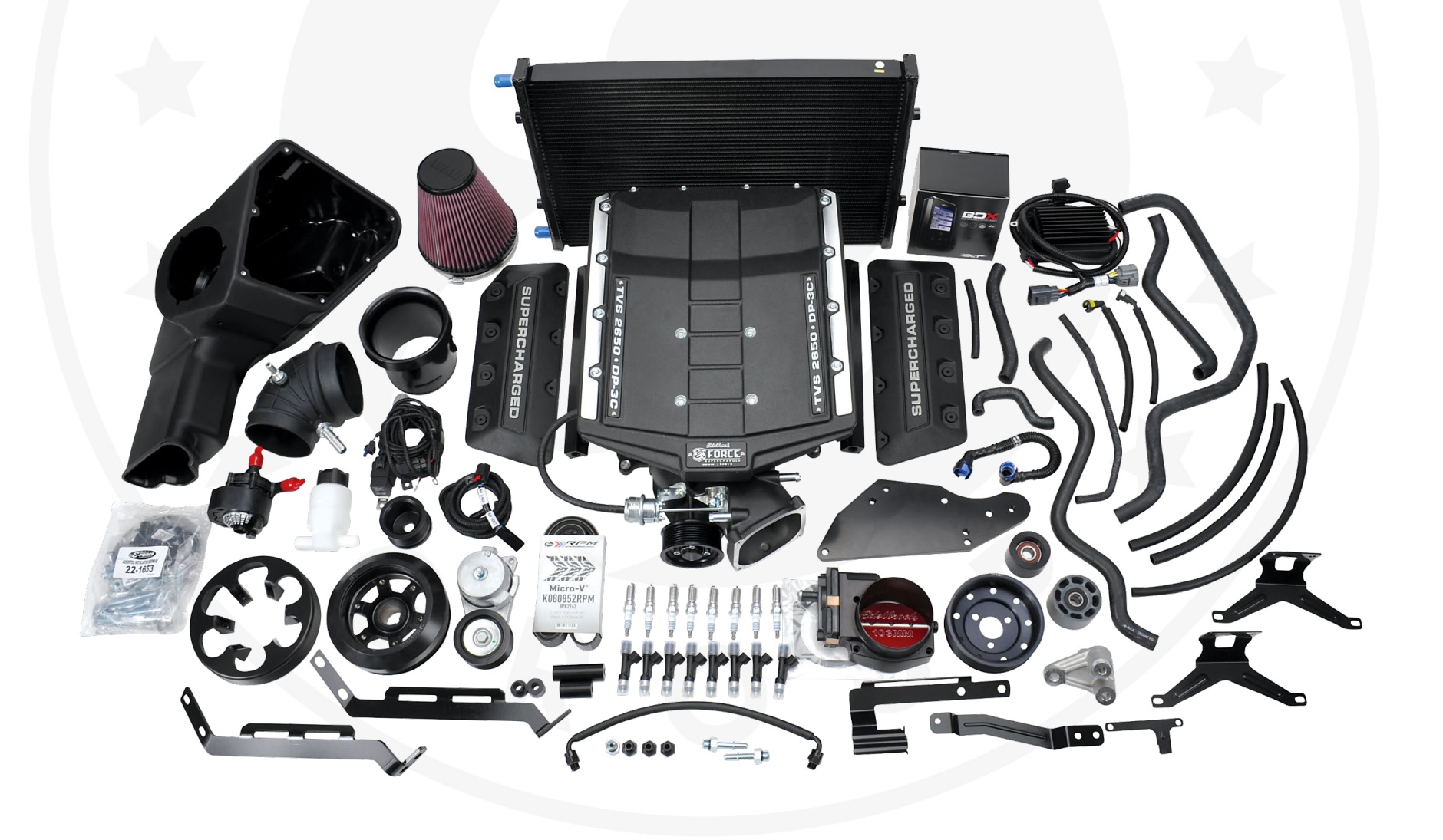 Edelbrock Supercharger E-Force Pro Tuner Supercharger Kit 15-19 Ford Mustang 5.0